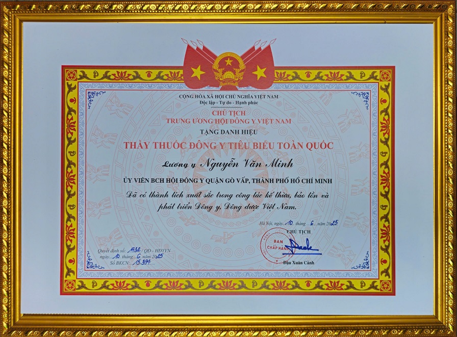 Thầy thuốc đông y tiêu biểu toàn quốc